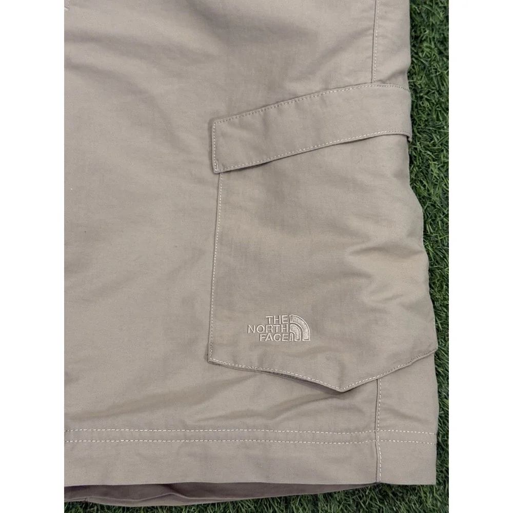 North Face Shorts Mens 36‎ Khaki Brown TCV4 Hiking Outdoors Athletic